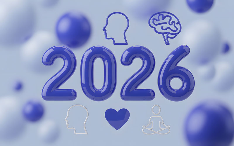 2026 image of blue and white balls with a somatic therapy icon and brain icon
